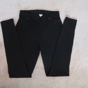 High-Rise Black Jeggings | SMALL